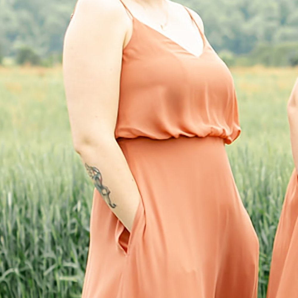 Bridesmaids Dress - Birdy Grey Terracotta Size 8